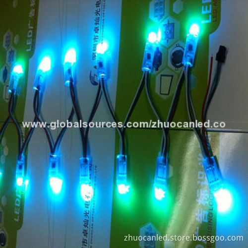 Digital RGB LED pixel string, LPD6803 driver IC